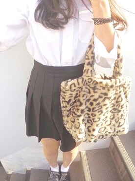 「靴下屋（クツシタヤ）の◆カタログ掲載◆小松菜奈さん着用◆【WOMEN】◆2×2リブ ショートソックス（ソックス/靴下、ホワイト系）」を使った、🌙미우미우さん（レディース・160cm）の冬コーディネート