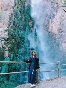 「LIZ LISA（リズリサ）のアイテム（オールインワン・サロペット）」を使った、Marukoさん（レディース・155cm）の春コーディネート