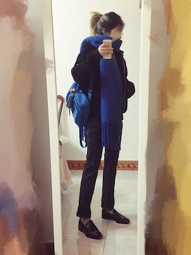 「TIMBUK2（ティンバックツー）のアイテム」を使った、Lynn Nieさん（レディース・160cm）の冬コーディネート