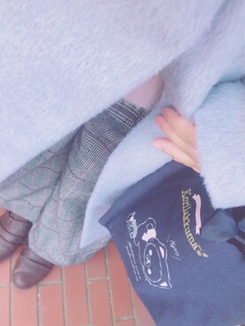 「a.g.plus（エージープラス）のアイテム（ジャケット/アウター）」を使った、ゆうさん（レディース・151cm）の冬コーディネート