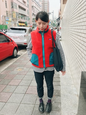 「maillot（マイヨ）のアイテム」を使った、恰恰さん（レディース・163cm）の冬コーディネート