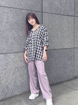 「Adoon plain（アドーンプレーン）のアイテム」を使った、Noeru☺︎さん（レディース・158cm）の夏コーディネート