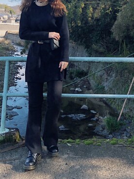 「Chico（チコ）のアイテム（財布/小物）」を使った、mikuさん（レディース・159cm）の冬コーディネート