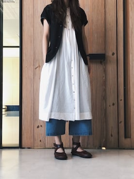 「white dress」｜Ethel C. さん（レディース・165cm）の夏コーディネート