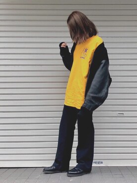 「I&ME（アイアンドミー）のアイテム」を使った、たなか。さん（レディース・161cm）の秋コーディネート