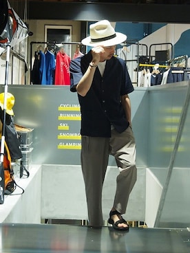 「ハットコーデ」｜JUNPEIさん（メンズ・175cm）の夏コーディネート