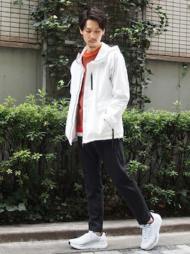 「デザイントップス」｜「アイテム（ブルゾン）」を使った、JUNPEIさん（メンズ・175cm）の冬コーディネート