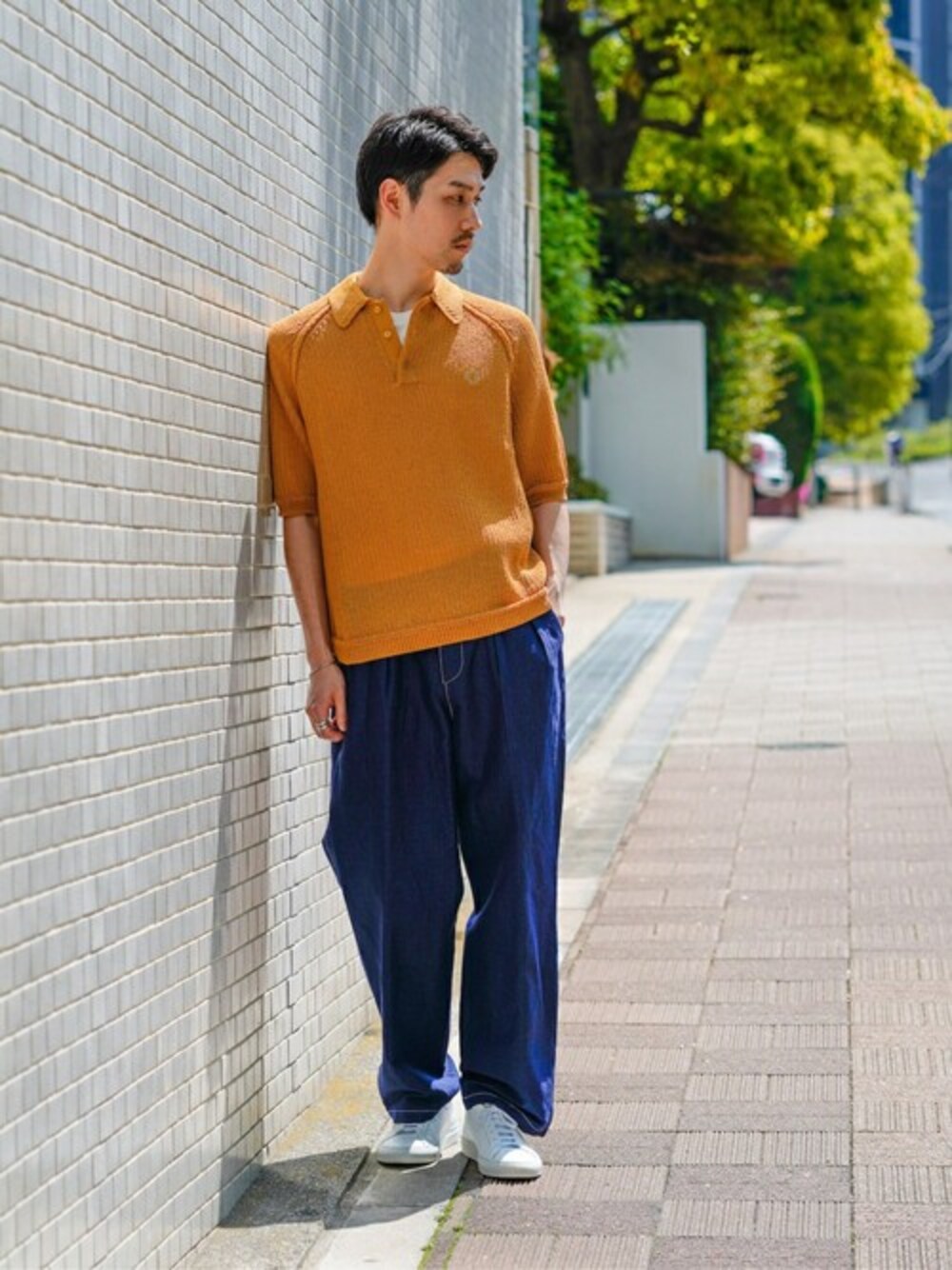FRED PERRY / フレッド ペリー】別注 リネンライクニット