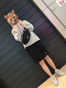 「CLOT（クロット）のアイテム（トップス）」を使った、四吉呀wuさん（レディース・165cm）の秋コーディネート