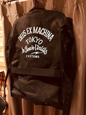 「DEUS EX MACHINA（デウスエクスマキナ）のアイテム（ブルゾン）」を使った、めいパパさん（メンズ・172cm）の冬コーディネート