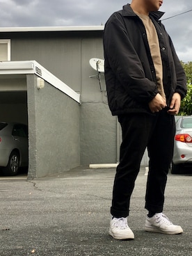 「wings+horns（ウィングスアンドホーンズ）のアイテム」を使った、senさん（メンズ・170cm）の春コーディネート