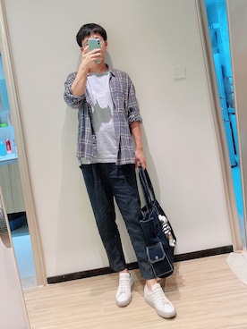 「COMMON PROJECTS（コモンプロジェクト）のアイテム」を使った、我是你的小钱包呀！さん（メンズ・177cm・20代）の秋コーディネート