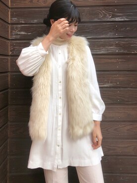 「socolla（ソコラ）のアイテム」を使った、かづきさん（レディース・168cm）の夏コーディネート