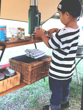 sou..さん（キッズ・100cm）の夏コーディネート