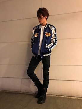 akashiさん（メンズ・179cm）の春コーディネート