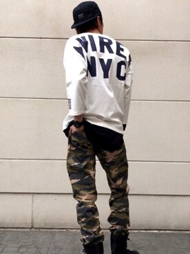 akashiさん（メンズ・179cm）の夏コーディネート