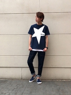 akashiさん（メンズ・179cm）の夏コーディネート