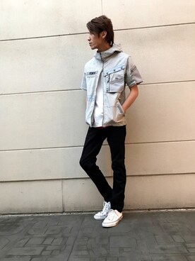 「S/S」｜akashiさん（メンズ・179cm）の夏コーディネート