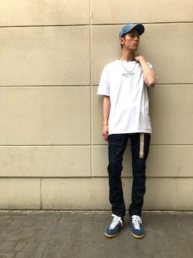 「TYPE BLUE（タイプブルー）のアイテム（パンツ）」を使った、akashiさん（メンズ・179cm）の春コーディネート