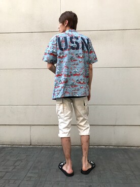 akashiさん（メンズ・179cm）の夏コーディネート
