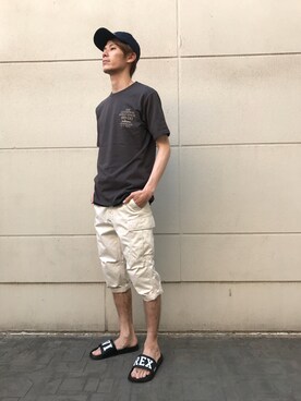 akashiさん（メンズ・179cm）の夏コーディネート