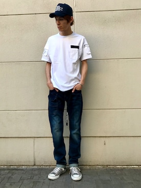 akashiさん（メンズ・179cm）の夏コーディネート