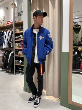 akashiさん（メンズ・179cm）の冬コーディネート