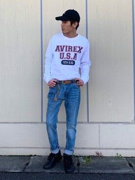 akashiさん（メンズ・179cm）の冬コーディネート