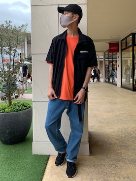 akashiさん（メンズ・179cm）の夏コーディネート