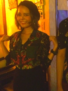 「Desigual」｜「アイテム（アクセサリー）」を使った、liccaさん（レディース・153cm）の夏コーディネート