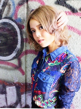 「Desigual」｜「アイテム（アクセサリー）」を使った、liccaさん（レディース・153cm）の夏コーディネート