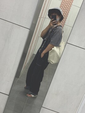 「kutir（クティール）のアイテム（オールインワン・サロペット）」を使った、An.さん（レディース・154cm）の秋コーディネート