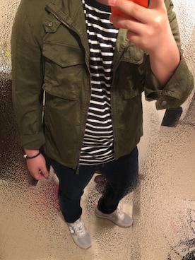 「glory crew（グローリークルー）のアイテム（トップス）」を使った、RRRさん（メンズ・160cm）の春コーディネート