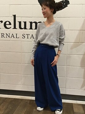 relume  名古屋店　スタッフさんのコーディネート