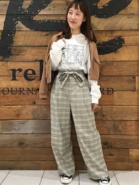 relume  名古屋店　スタッフさんのコーディネート