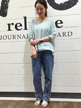 relume  名古屋店　スタッフさんのコーディネート