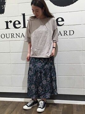 relume  名古屋店　スタッフさんのコーディネート
