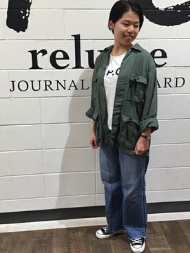 relume  名古屋店　スタッフさんのコーディネート