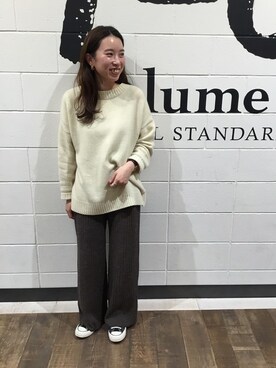 relume  名古屋店　スタッフさんのコーディネート