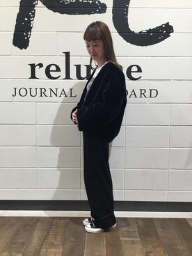 relume  名古屋店　スタッフさんのコーディネート