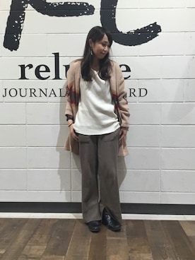 relume  名古屋店　スタッフさんのコーディネート
