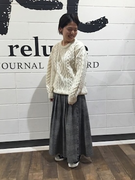 relume  名古屋店　スタッフさんのコーディネート