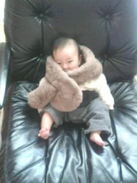 hibiさん（キッズ・70cm）の冬コーディネート