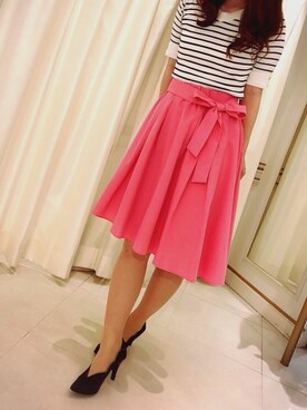 M O Eさん（レディース・162cm）の春コーディネート