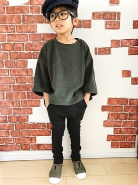 「Startrick（スタートリック）のアイテム」を使った、yさん（キッズ・100cm）の春コーディネート