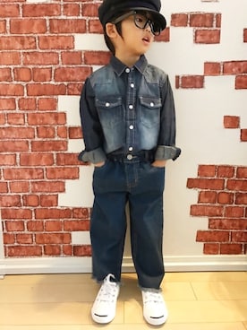 「Startrick（スタートリック）のアイテム」を使った、yさん（キッズ・100cm）の冬コーディネート