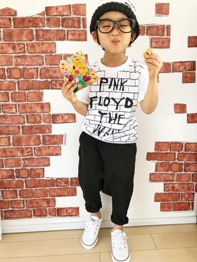 「Amplifiedのアイテム」を使った、yさん（キッズ・100cm）の春コーディネート