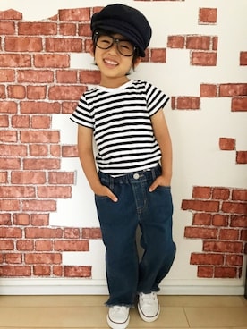 「Startrick（スタートリック）のアイテム」を使った、yさん（キッズ・100cm）の春コーディネート