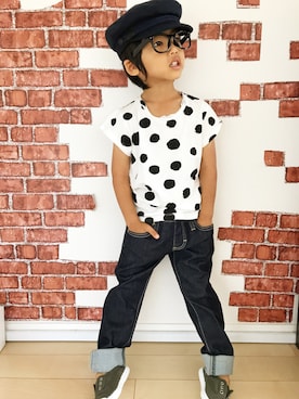 「Startrick（スタートリック）のアイテム」を使った、yさん（キッズ・100cm）の夏コーディネート