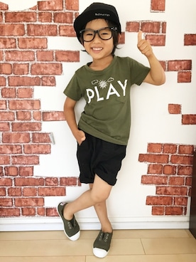 yさん（キッズ・100cm）の夏コーディネート